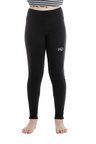 kids riding tights black front