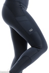 silicone riding tights navy knee up