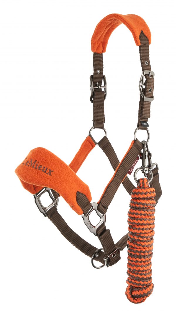 Vogue Head Collar & Lead Rope Paprika