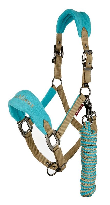 Vogue Head Collar and Lead Rope Azure