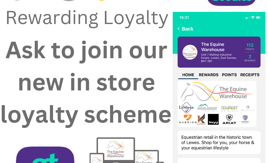 Join our Loyalty scheme to earn points and rewards as you spend. Points will turn into £'s to spend in store